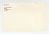 Exhibition card: Robert Watts (opens 6 May 1970)