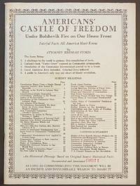 cover of Americans' castle of freedom under Bolshevik fire on our home front: Fateful facts all America must know