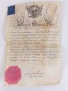 1809 ROYAL COLLEGE OF PHYSICIANS LONDON MEDICAL LICENSE [Signed]