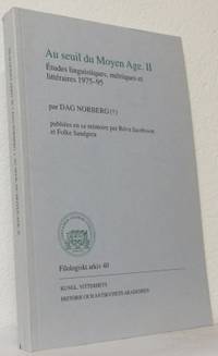 Au seuil du moyen age. II. Études linguistiques,…