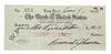 Cancelled check from Rosamond Johnson for $100 drawn on The Bank of United States on Fifth Avenue at 44th Street. Endorsed on back by Walker