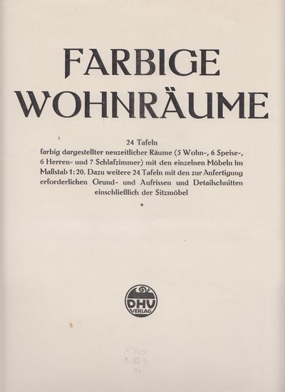 Farbige Wohnräume