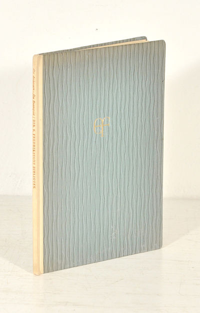 Direktör E. Fredrikssons bibliotek. (Särtryck ur)…