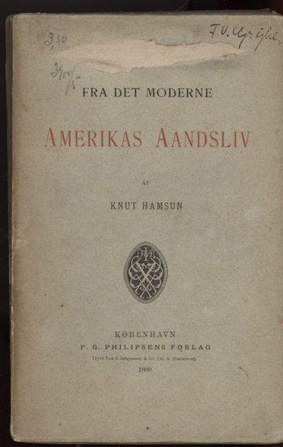 Fra det moderne Amerikas aandsliv