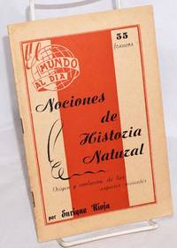 Nociones de historia natural: Origen y evolucion de las especies vivientes