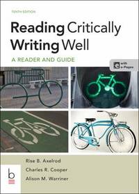 image of Reading Critically, Writing Well