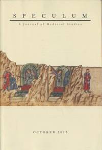Speculum. A Journal of Medieval Studies. October…