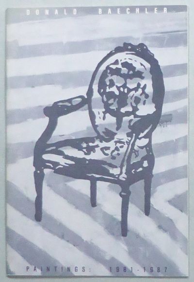 Donald Baechler. Paintings: 1981-1987. University…