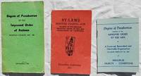 Three Pamphlets Issued By the Ninovan Council, No. 198; Membership Directory; By- Laws;...