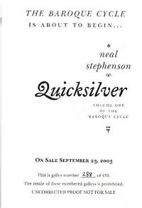 The Baroque Cycle (Quicksilver, the Confusion, The System of the World) by STEPHENSON, Neal - 2003-2004