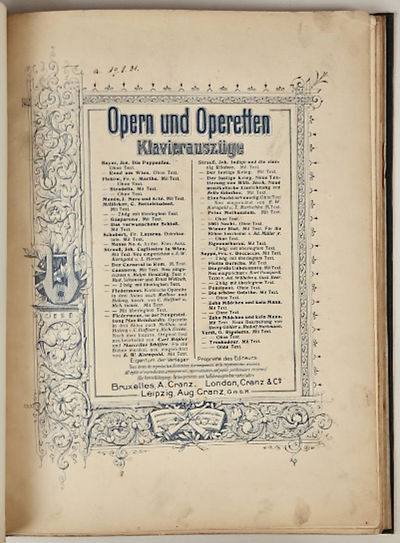 Der lustige Krieg. [Piano-vocal score]