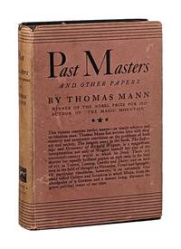 Past Masters and Other Papers