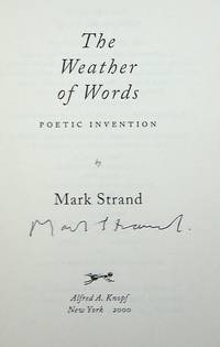 THE WEATHER OF WORDS