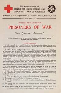 British and dominion prisoners of war: some questions answered