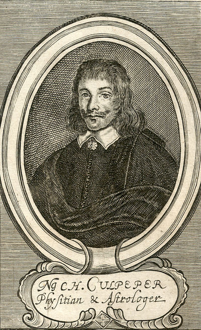 Physitian & Astrologer. Engraved Portrait