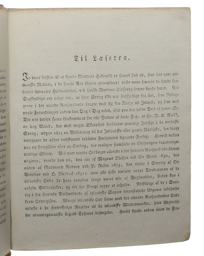 Lexicon Islandico-Latino-Danicum Biörnonis Haldorsonii. Biörn Haldorsens islandske Lexikon. Ex Manuscriptis Legati Arna-Magnæani cura R.K.Raskii editum. Præfatus est P.E. Müller. 2 vols. (photo 3)