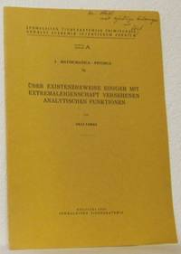 Über Existenzbeweise einiger mit…