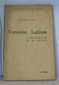 Versions latines classes de seconde et de première