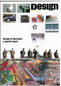 cover of DESIGN MAGAZINE: DESIGN IN GERMANY
