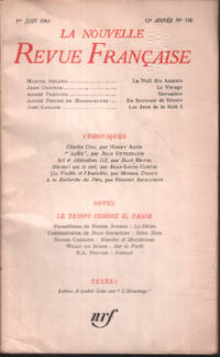 image of La nouvelle revue litteraire n° 138