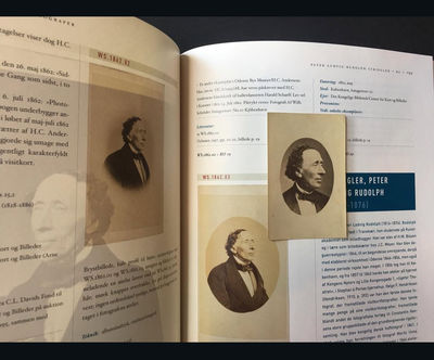 Hans Christian Andersen x Four original carte-de-visite photographs. (photo 4)