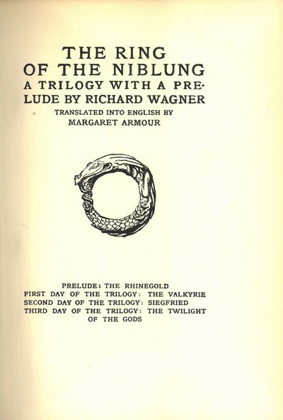 The Rhinegold. With illustrations by Arthur Rackham. Translated by Margaret Armour. MED : Siegfried & the twilight of the gods. I-II. (photo 3)