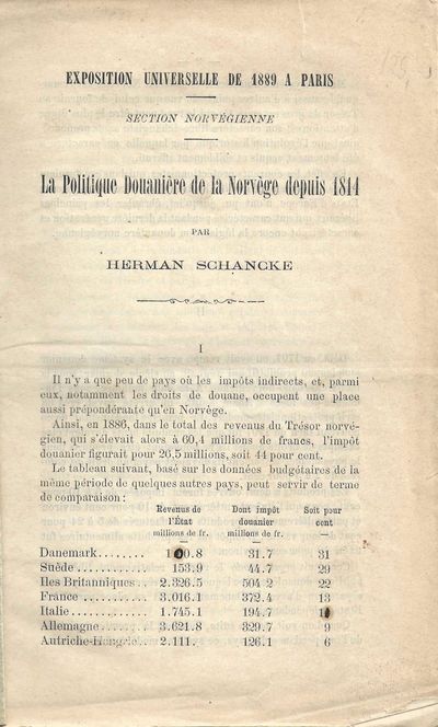 Exposition de 1889 à Paris. Section norvégienne.…