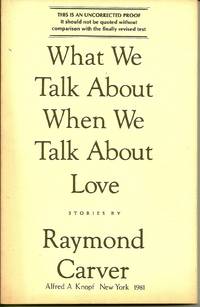 WHAT WE TALK ABOUT WHEN WE TALK ABOUT LOVE