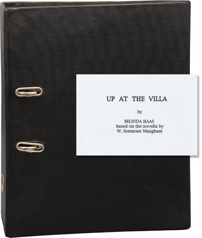 Up at the Villa (Archive of working material from the 2000 film, including an annotated script and production documents)