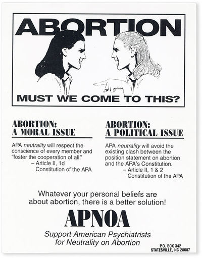 Broadside: Abortion - Must We Come To This