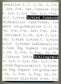 Eyvind Johnson bibliografi.