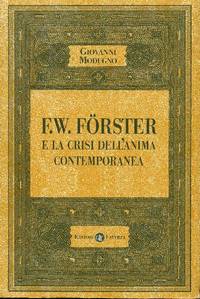 F. W. Forster e la crisi dell'anima contemporanea