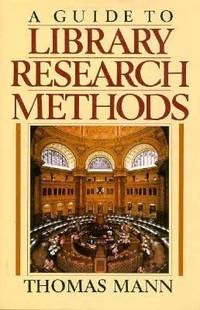 A Guide to Library Research Methods