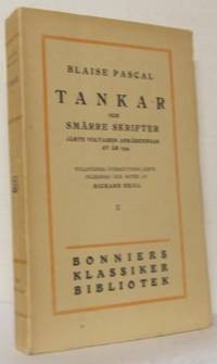 Tankar och Smärre Skrifter jämte Voltaires…