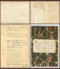 Memorandum of Expense of Materials, Labor, etc., for the Building by the Nine Mile Creek in South Trenton (NY), 1844