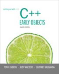 Starting Out with C++: Early Objects