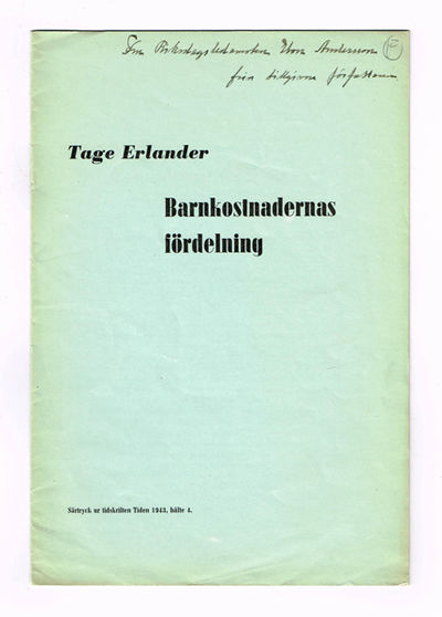 Barnkostnadernas fördelning.
