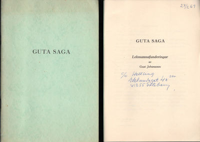 GUTA SAGA. Lekmannafunderingar.