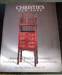 cover of Have one to sell? Sell it yourself Shop with confidence eBay Money Back Guarantee Get the item you ordered or get your money back. Learn more- eBay Money Back Guarantee - opens in a new window or tab Seller information louai64 (186) 100% Positive feedback See other items Contact seller Visit store CHRISTIE'S AUCTION CATALOG: IMPORTANT ENGLISH FURNITURE, NEW YORK 1999