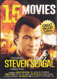 image of 15 Movies: Featuring Steven Seagal and Chuck Norris (DVD, 2014, 3-Disc Set)