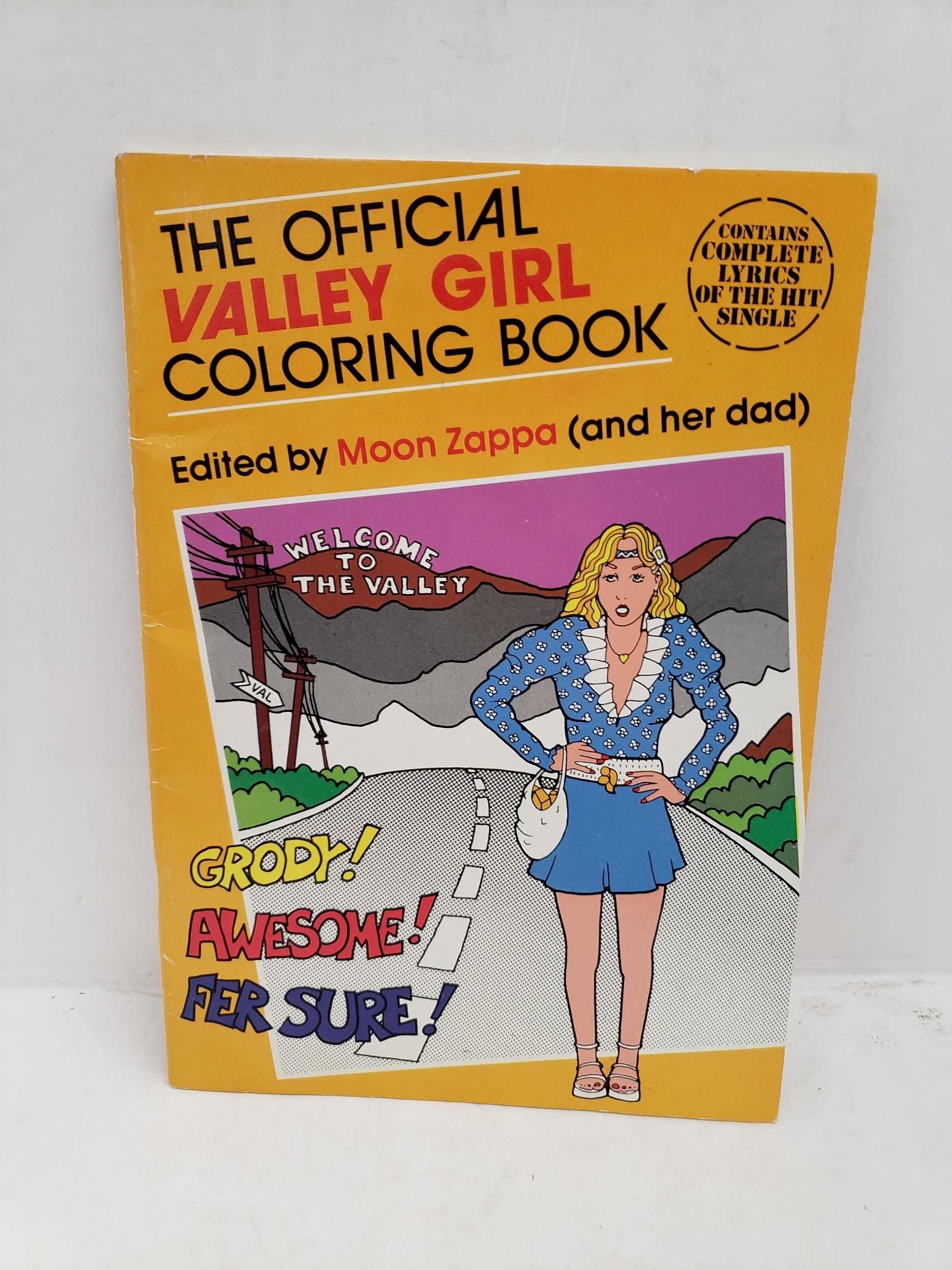 The Official Valley Girl Coloring Book by Moon Zappa; Frank Zappa 10