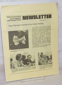 image of Select Commission on Immigration and Refugee Policy newsletter; #3, January 1980: Illegal migration examined at San Antonio hearing