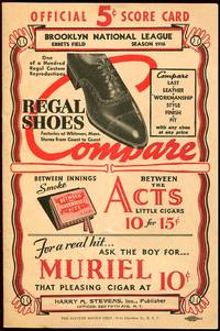 Official Brooklyn Dodgers 1936 Score Card