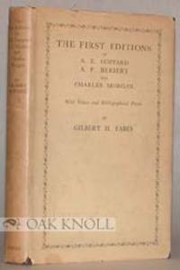 FIRST EDITIONS OF A.E. COPPARD, A.P. HERBERT AND CHARLES MORGAN WITH VALUES AND BIBLIOGRAPHICAL...