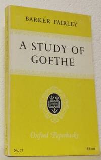A Study of Goethe.