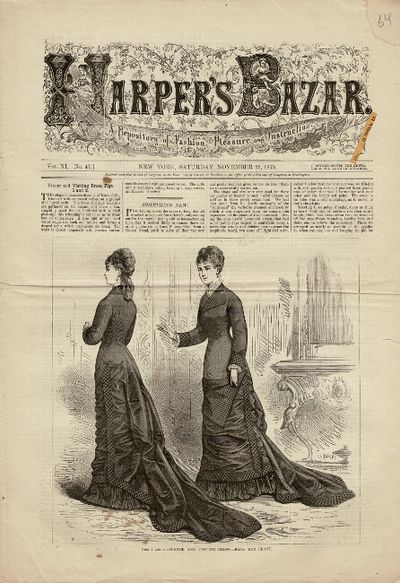 Harper's Bazar. A Repository of Fashion, Pleasure, and Instruction. Vol. XI. No. 47