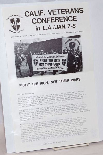 Calif. Veterans Conference in L.A. / Jan. 7-8 [handbill]