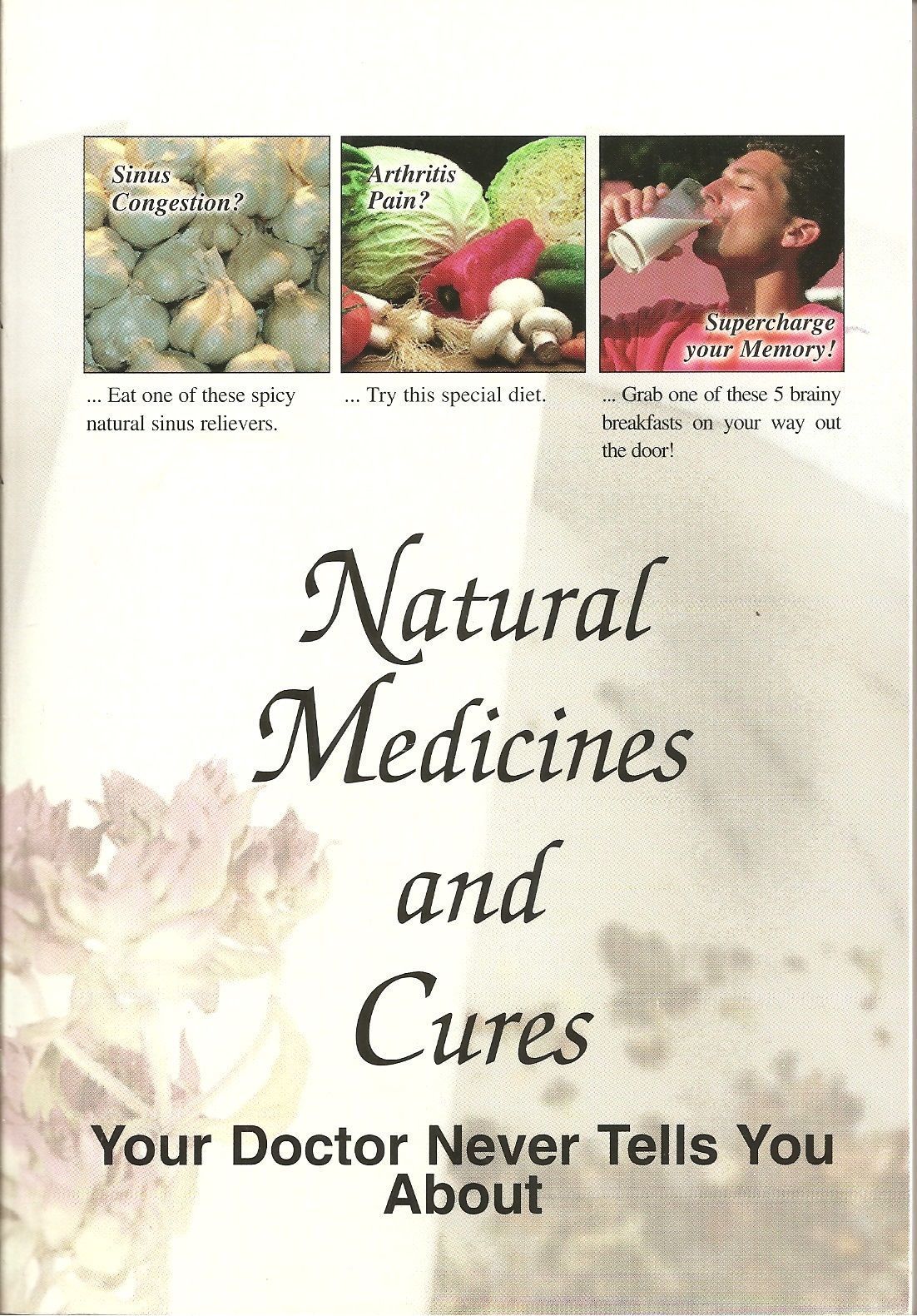 BIBLIO Natural Medicines and Cures Your Doctor Never Tells You About