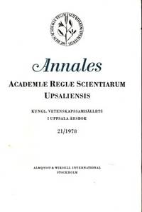 Annales Academiæ Regiæ Scientiarum Upsaliensis.…