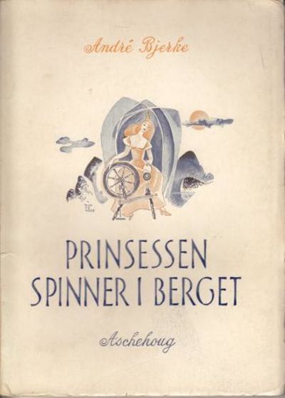 Prinsessen spinner i berget.